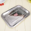 Factory direct sales of 32*22 square plates, stainless steel plates, 20*27 barbecue plates, wholesale two-yuan supply details Picture